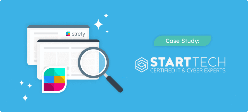 showing how the strety helped start tech implement the eos framework in their business